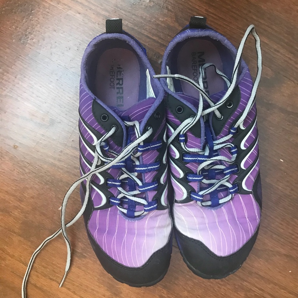 Merrell vibram purple tennis shoes